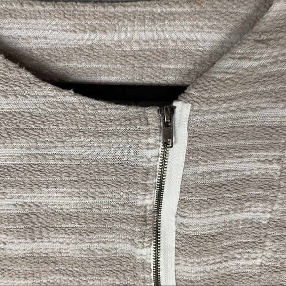 Anthro Dolan Moto zip texture knit Cardigan - Picture 5 of 6